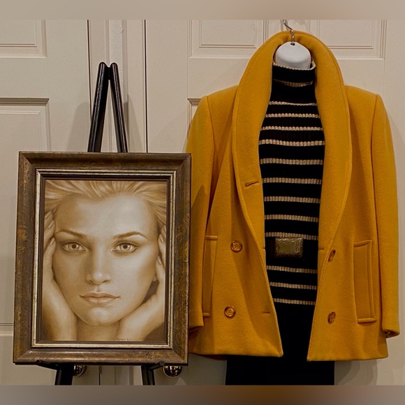 Ralph Lauren Green Label gold and black turtleneck - Picture 6 of 11